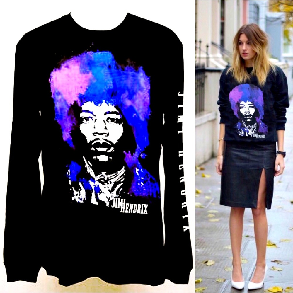 Jimi Hendrix Graphic Tee Karl Ferris Collection
